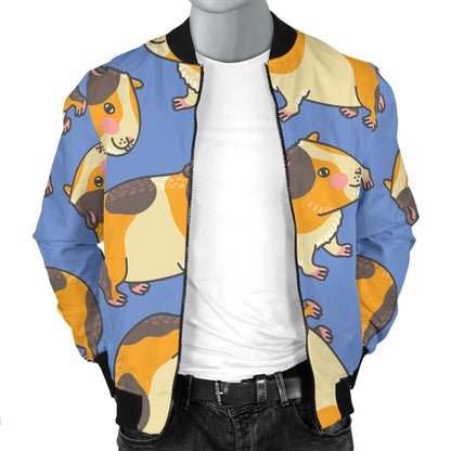 Guinea Pig Pattern Print Design 01 Men Bomber Jacket