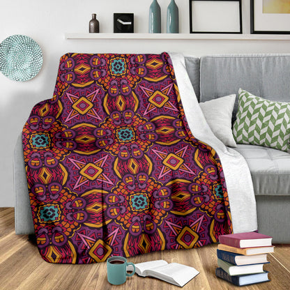 Bohemian Pattern Print Design 10 Premium Blanket