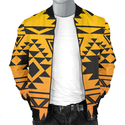 Rastafarian Pattern Print Design A04 Men Bomber Jacket