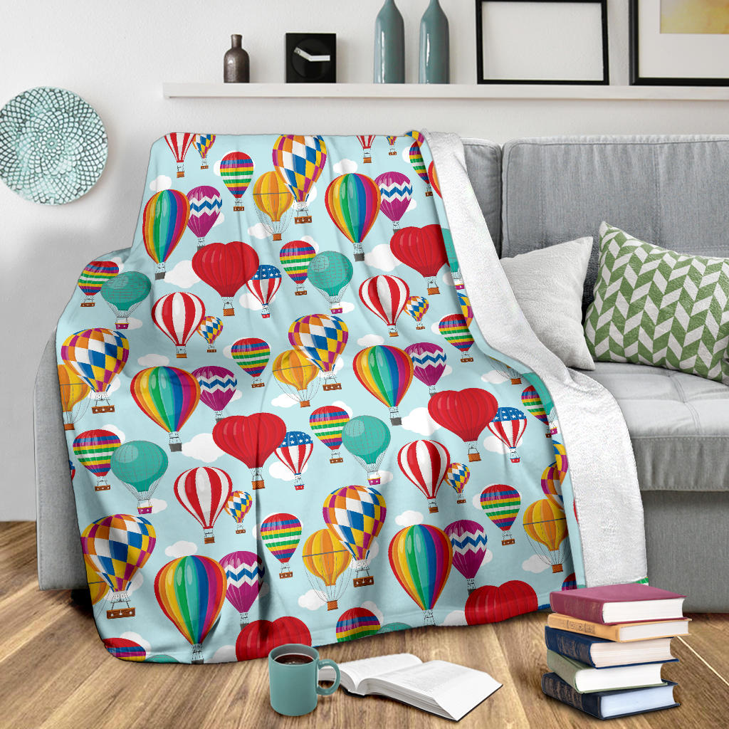 Ballon Pattern Print Design 07 Premium Blanket