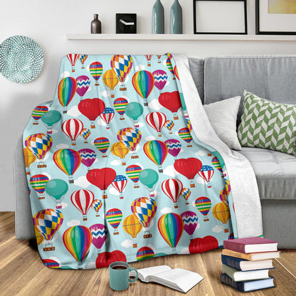 Ballon Pattern Print Design 07 Premium Blanket