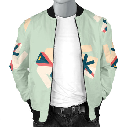 Karate Pattern Print Design 02 Men Bomber Jacket