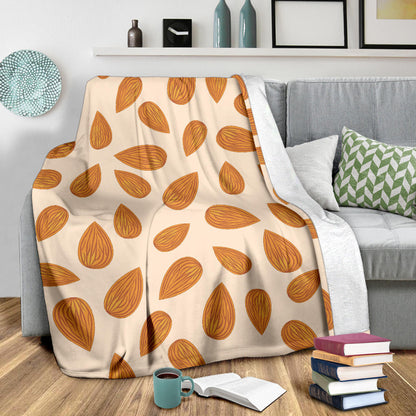 Almond Pattern Print Design 03 Premium Blanket