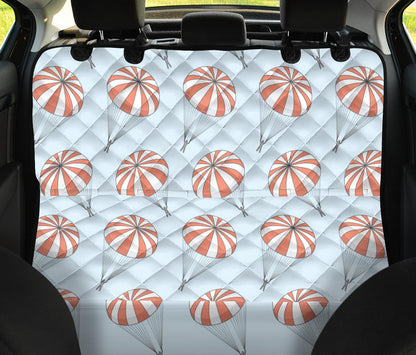 Skydiving Pattern Print Design 01 Rear Dog Car Seat Cover Hammock