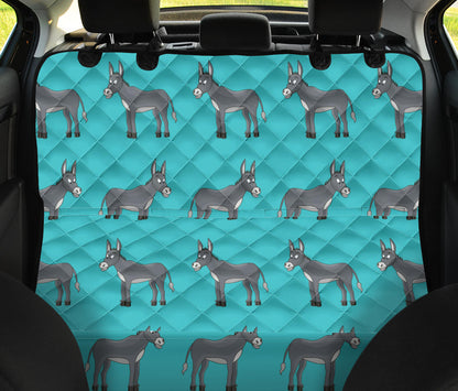 Donkey Pattern Print Design 01 Rear Dog Car Seat Cover Hammock