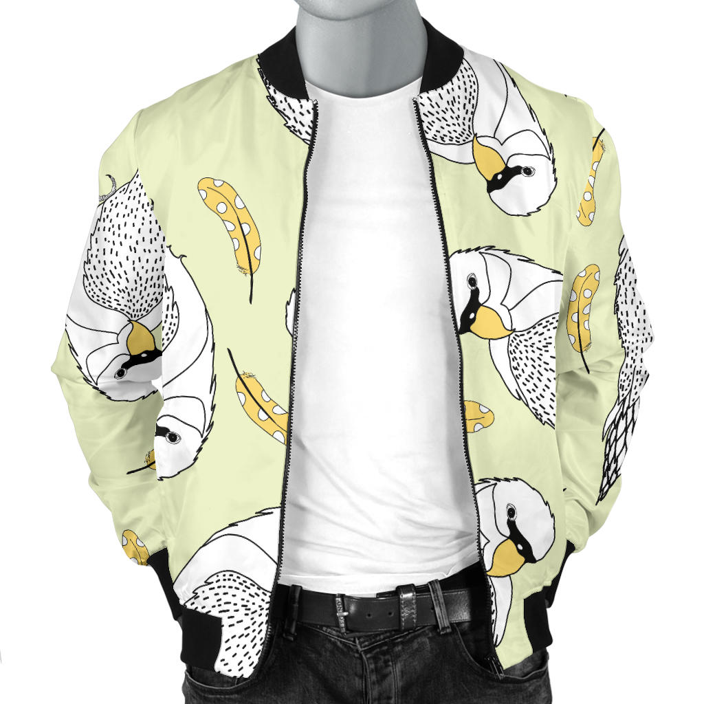 Parakeet Pattern Print Design A03 Men Bomber Jacket