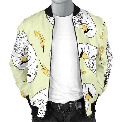 Parakeet Pattern Print Design A03 Men Bomber Jacket