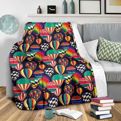 Ballon Pattern Print Design 02 Premium Blanket