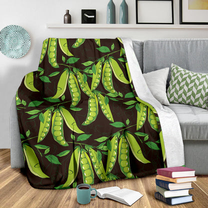 Peas Pattern Print Design A03 Premium Blanket