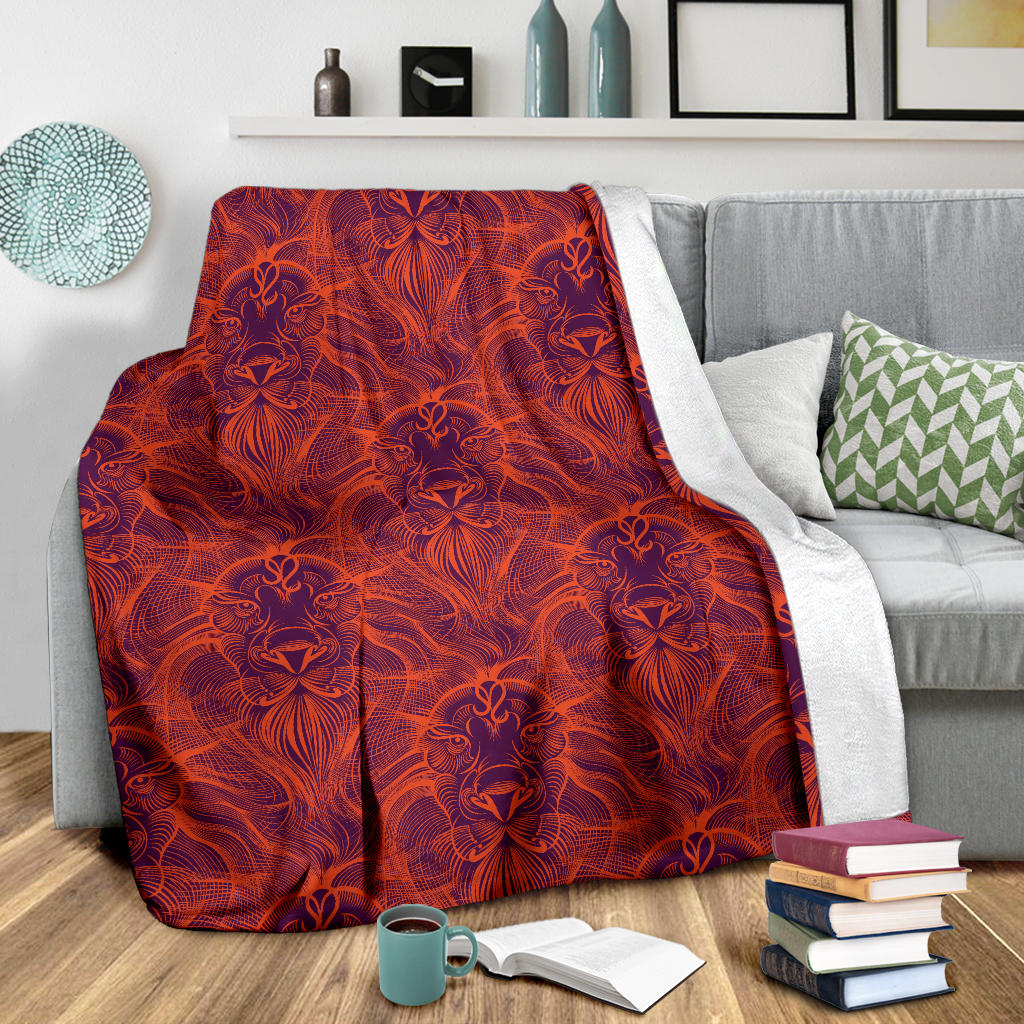 Leo Pattern Print Design 01 Premium Blanket