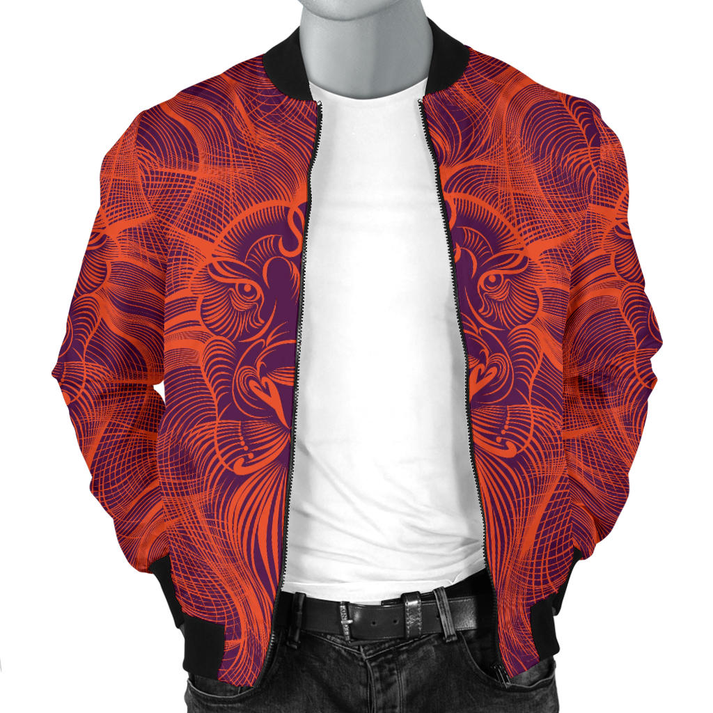 Leo Pattern Print Design 01 Men Bomber Jacket