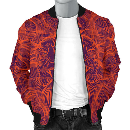 Leo Pattern Print Design 01 Men Bomber Jacket