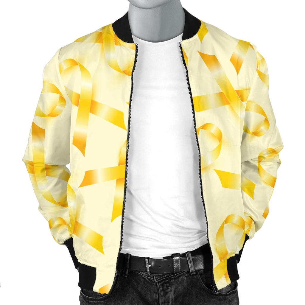 Bone cancer Pattern Print Design 01 Men Bomber Jacket