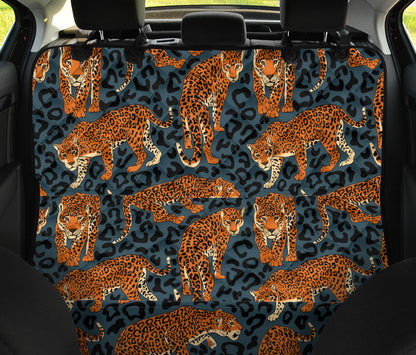 Jaguar Pattern Print Design 04 Rear Dog Car Seat Cover Hammock