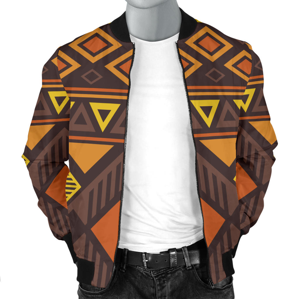 Navajo Pattern Print Design A06 Men Bomber Jacket