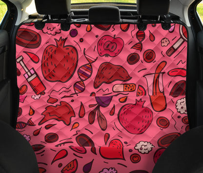 Phlebotomist Pattern Print Design A01 Rear Dog Car Seat Cover Hammock