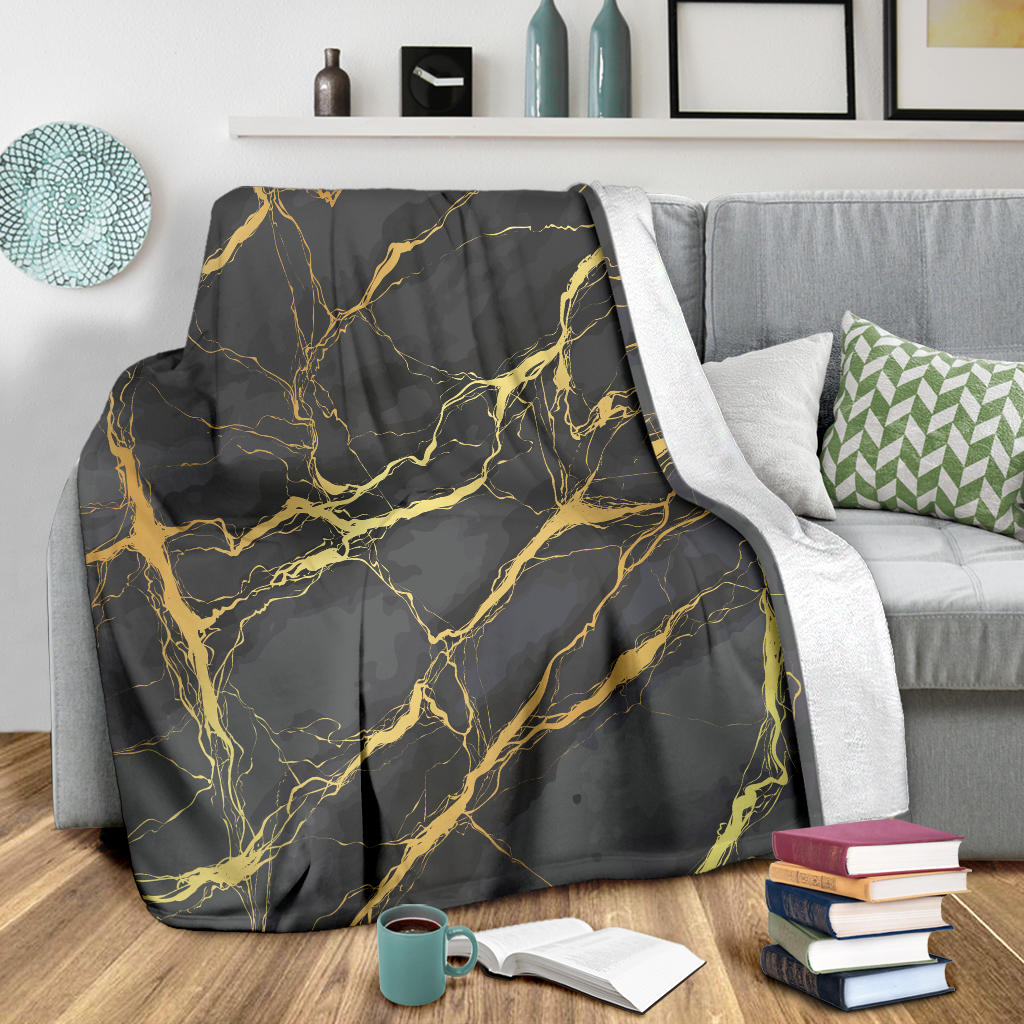Marble Pattern Print Design 02 Premium Blanket