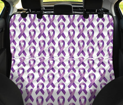 Pancreatic cancer Pattern Print Design A01 Rear Dog Car Seat Cover Hammock