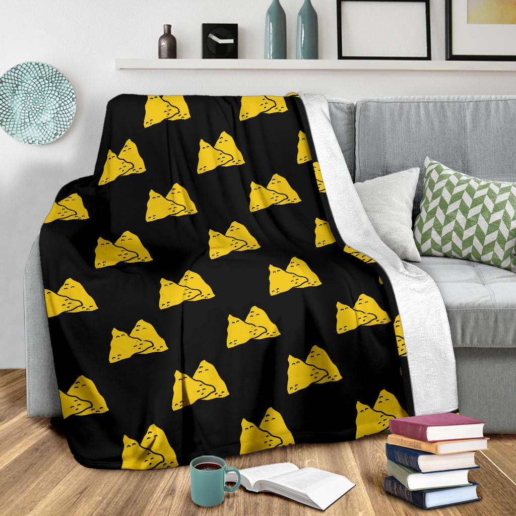 Nachos Pattern Print Design A02 Premium Blanket