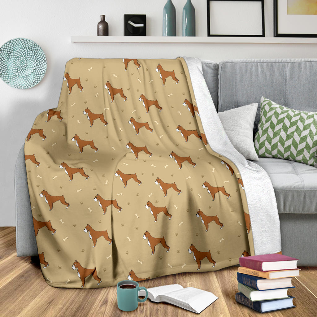 Boxers Pattern Print Design 02 Premium Blanket