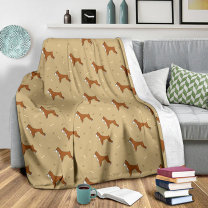 Boxers Pattern Print Design 02 Premium Blanket