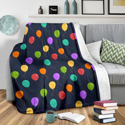 Ballon Colorful Pattern Print Design 03 Premium Blanket