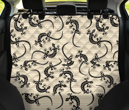 lizard Pattern Print Design 02 Rear Dog Car Seat Cover Hammock