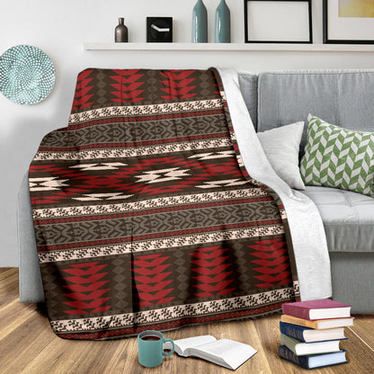 Native Pattern Print Design A03 Premium Blanket