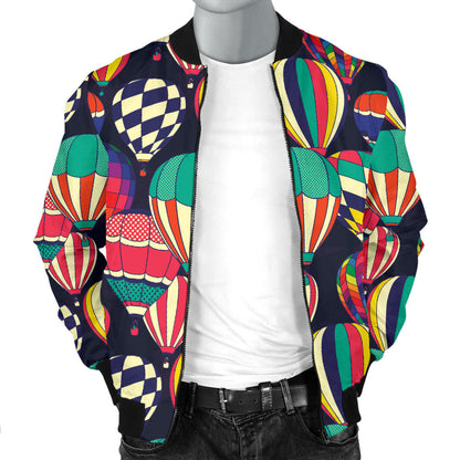 Ballon Pattern Print Design 02 Men Bomber Jacket