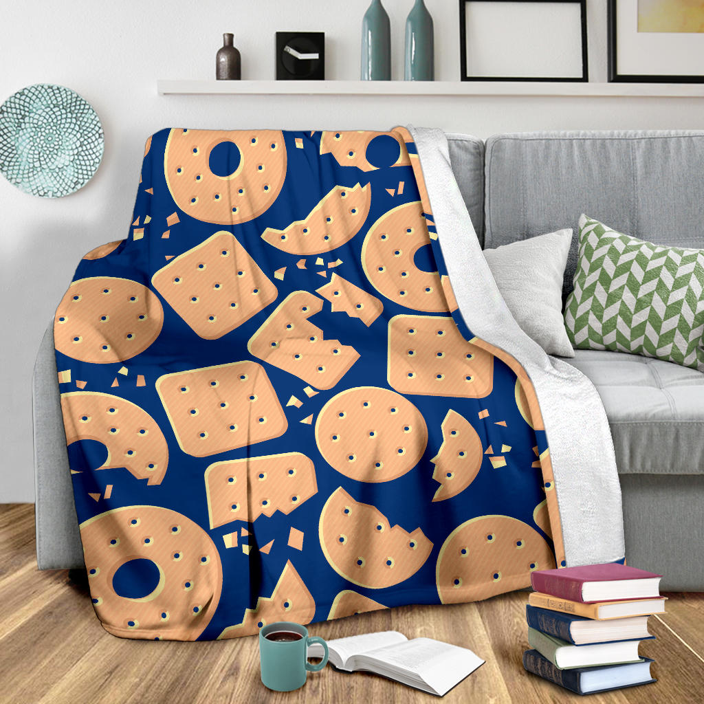 Cracker Pattern Print Design 03 Premium Blanket