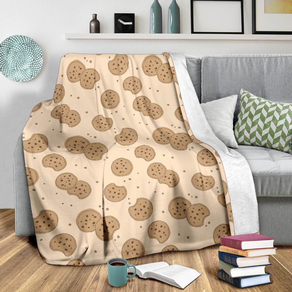 Biscuit Pattern Print Design 02 Premium Blanket