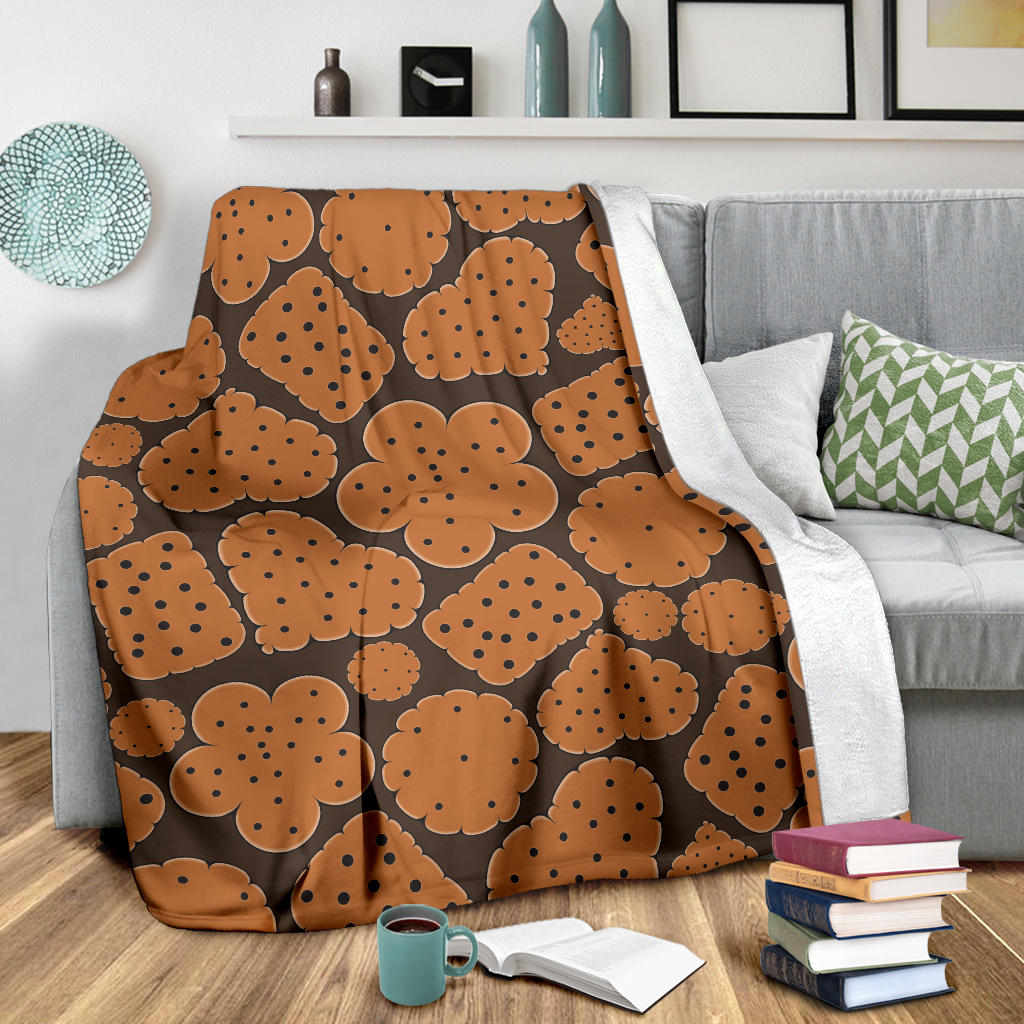 Cracker Pattern Print Design 01 Premium Blanket