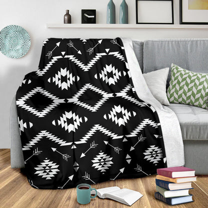 Native Pattern Print Design A04 Premium Blanket
