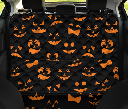 Halloween Pattern Print Design 02 Rear Dog Car Seat Cover Hammock