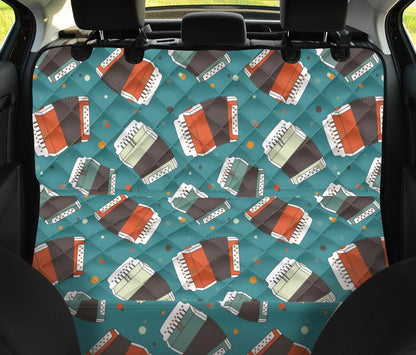 Accordion Pattern Print Design 02 Rear Dog Car Seat Cover Hammock