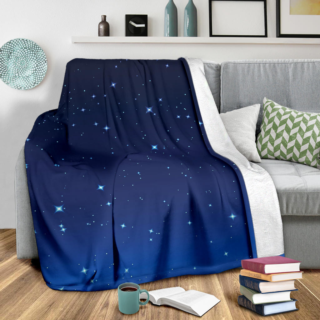 Night sky Pattern Print Design A01 Premium Blanket