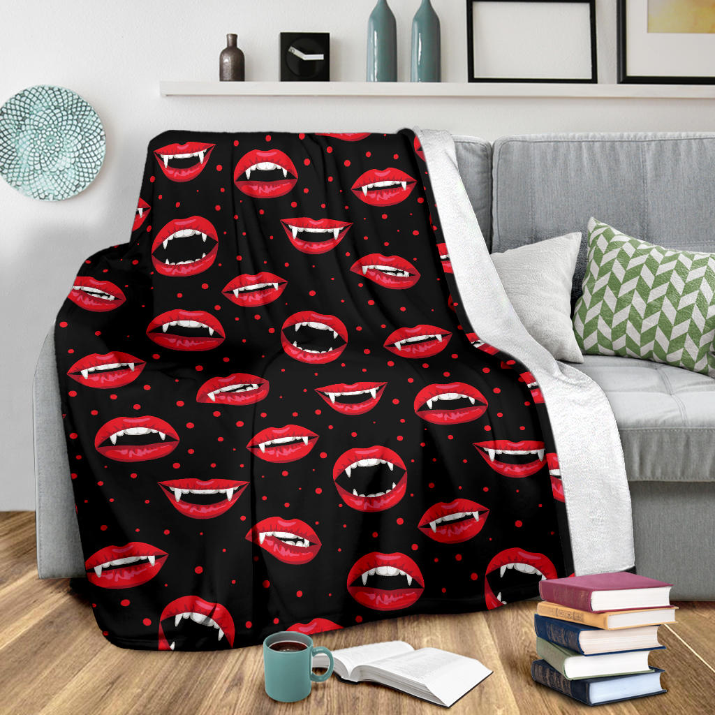 Halloween Pattern Print Design 01 Premium Blanket