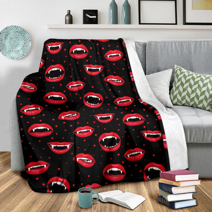 Halloween Pattern Print Design 01 Premium Blanket