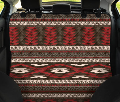 Native Pattern Print Design A03 Rear Dog Car Seat Cover Hammock