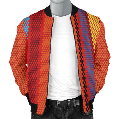 Mexican Pattern Print Design 05 Men Bomber Jacket