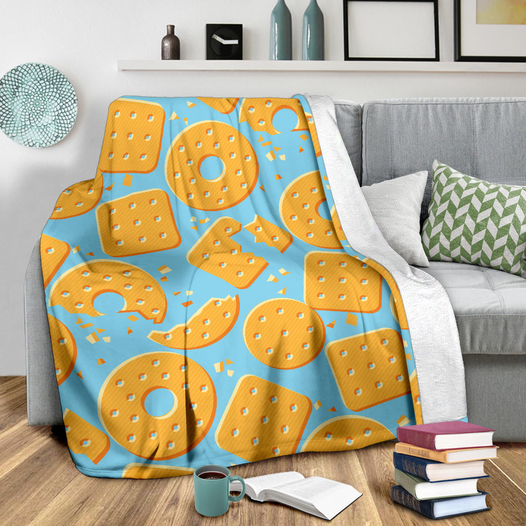 Cracker Pattern Print Design 02 Premium Blanket