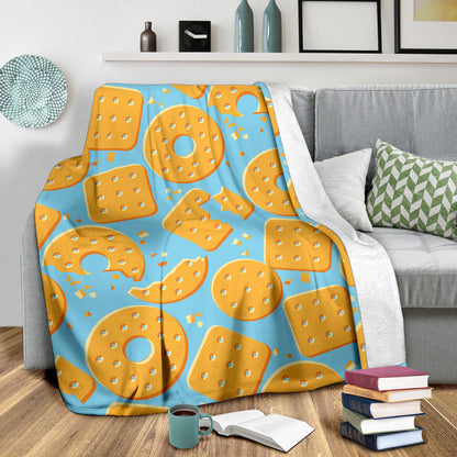 Cracker Pattern Print Design 02 Premium Blanket
