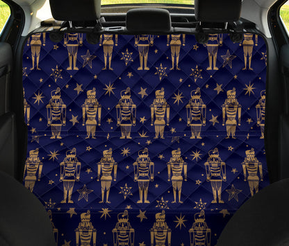 Nutcracker Pattern Print Design A05 Rear Dog Car Seat Cover Hammock
