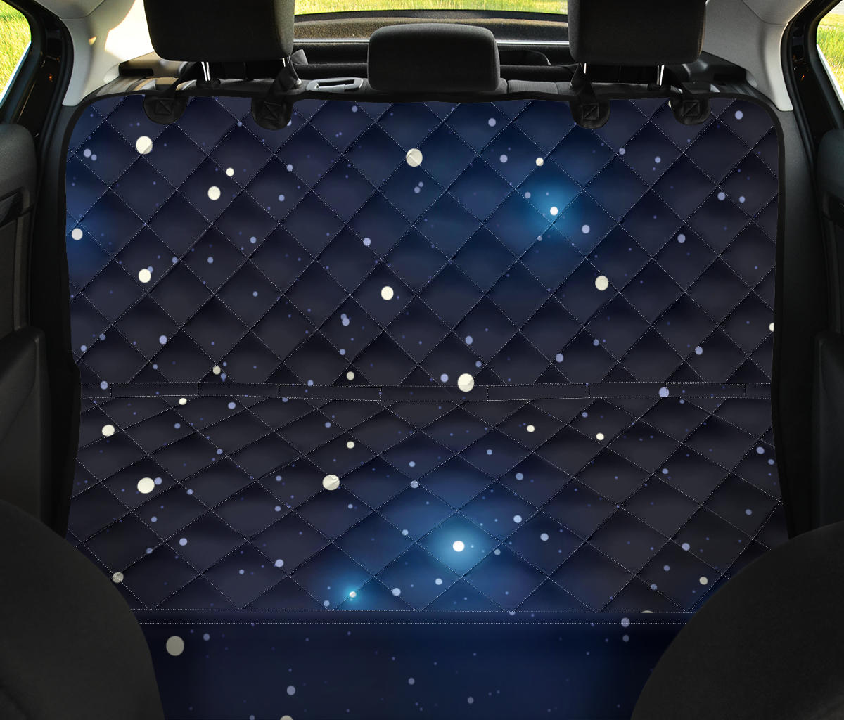 Night sky Pattern Print Design A02 Rear Dog Car Seat Cover Hammock