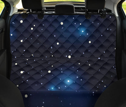 Night sky Pattern Print Design A02 Rear Dog Car Seat Cover Hammock