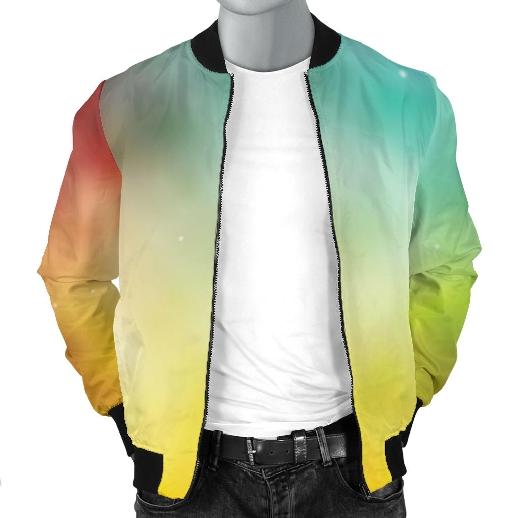 Nebula Pattern Print Design A04 Men Bomber Jacket