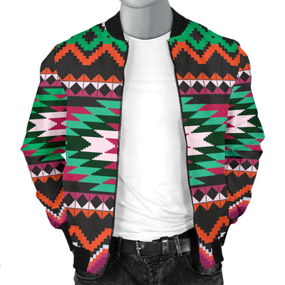 Mexican Pattern Print Design 01 Men Bomber Jacket
