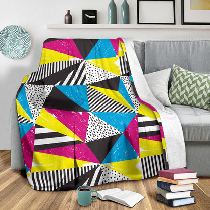 80s Pattern Print Design 2 Premium Blanket