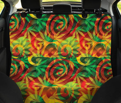 Rastafarian Pattern Print Design A01 Rear Dog Car Seat Cover Hammock