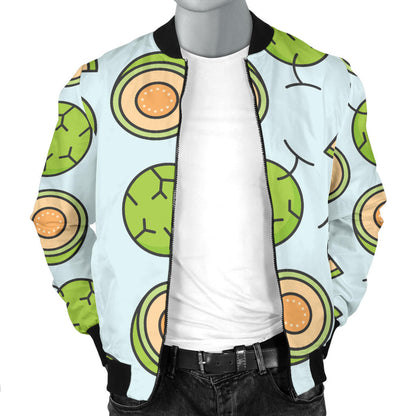 Cantaloupe Pattern Print Design 02 Men Bomber Jacket